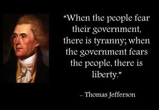 Jefferson-Fear-Govt-Quote